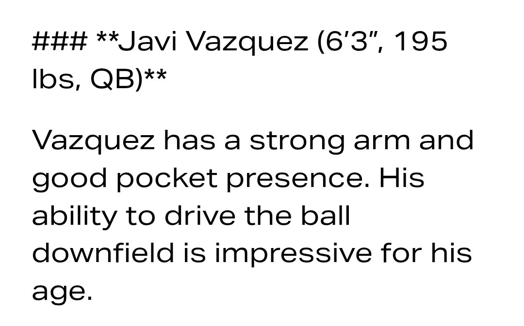 How a guy from Texas heard about my son, I have no clue. But it's cool, and appreciated, he took time out of his day to do a write up. <a href="/riggsfootball/">Coach Riggs</a> <a href="/sanford_fb/">Sanford Sports Football</a> <a href="/Rbenenge23/">Rich Benenge</a> <a href="/gueibondy/">Gueibondy Doelue</a>