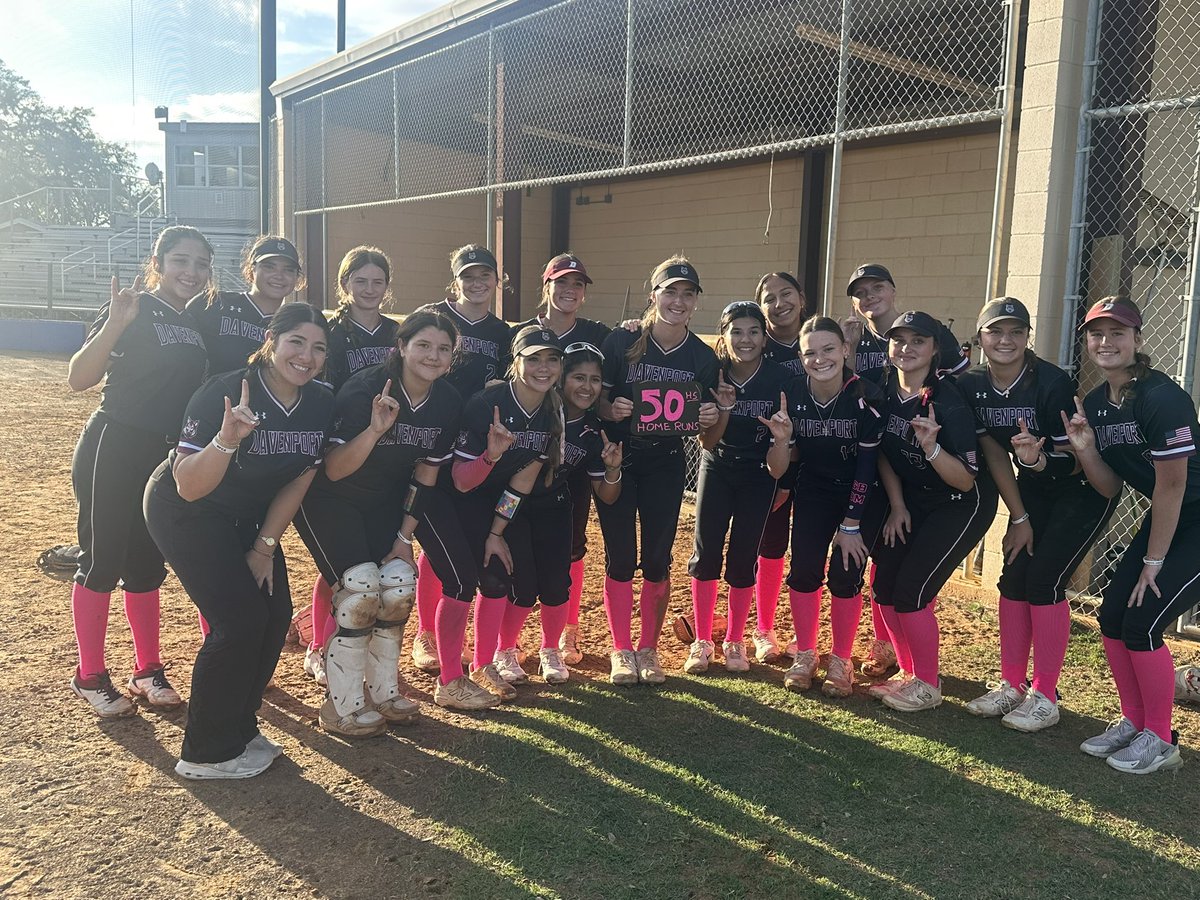 Great team win against Bandera 16-0 and CONGRATULATIONS to Kinley Keller on hitting her 50th high school home run 🥳