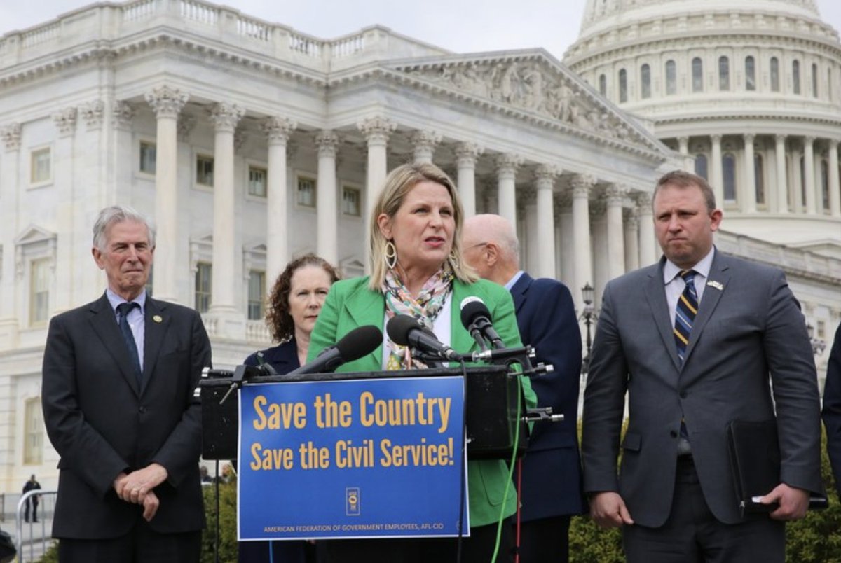 Last night’s executive order is a direct attack on our jobs, our unions, and our movement. It’s an attempt to silence working people and dismantle our power.

We said it loud and clear today on Capitol Hill: We won’t take it. We’re united. We’re not backing down.