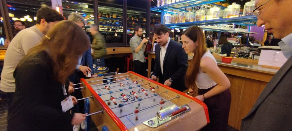 Alessio Cortellini (@acortellinimd) on Twitter photo Collaboration knows no borders at <a href="/IASLC/">IASLC</a> reception #ELCC25 - especially when there's a football table involving Italians and Portuguese s <a href="/MarianaBrandao0/">Mariana Brandao</a> <a href="/Brunet3Leon/">Leonardo Brunetti</a> <a href="/GiuliaLaCavaMD/">Giulia La Cava</a> <a href="/filippog92/">Filippo Gallina</a> Collaboration knows no borders at <a href="/IASLC/">IASLC</a> reception #ELCC25 - especially when there's a football table involving Italians and Portuguese s <a href="/MarianaBrandao0/">Mariana Brandao</a> <a href="/Brunet3Leon/">Leonardo Brunetti</a> <a href="/GiuliaLaCavaMD/">Giulia La Cava</a> <a href="/filippog92/">Filippo Gallina</a>
