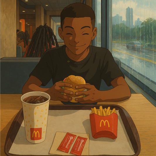 mcdonaldspa's tweet image. POV eres el protagonista de la nueva serie de McDonald’s al estilo Studii Ghibli. ✨