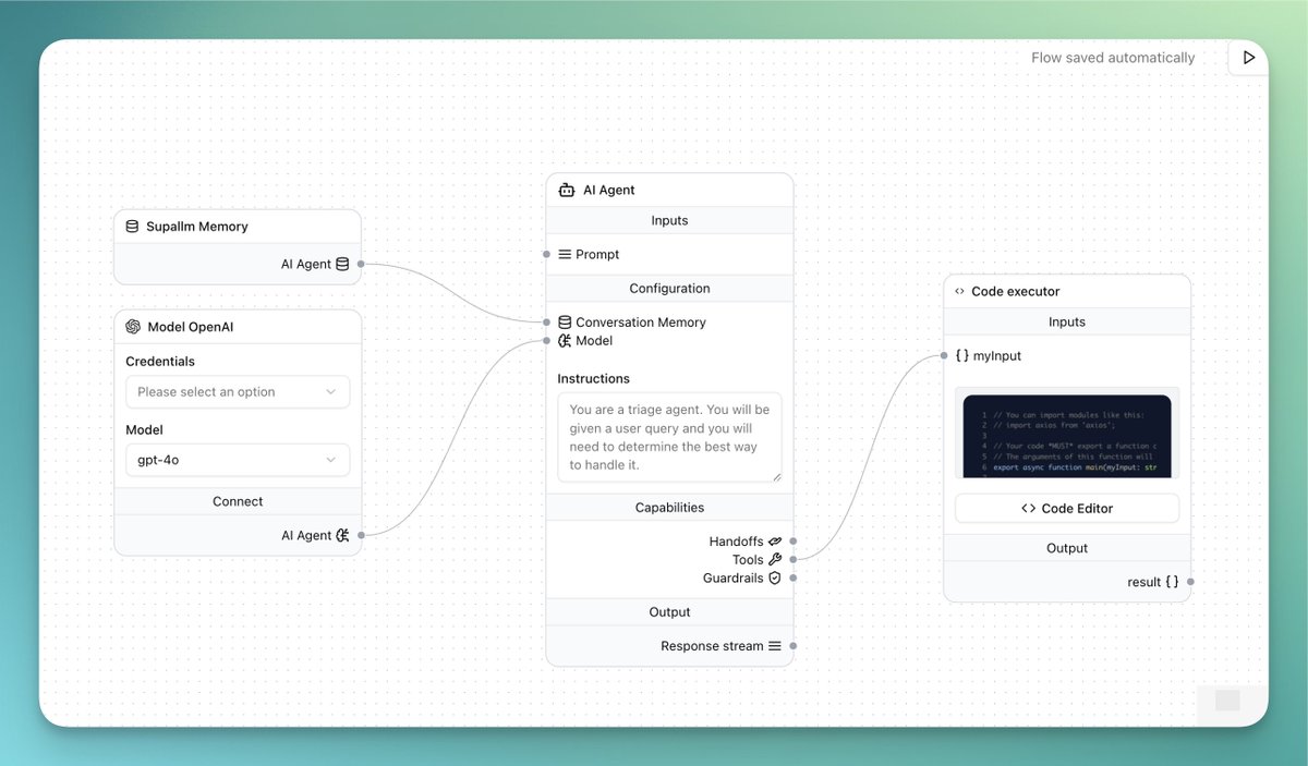 The OpenAI Agent SDK largely inspired our next release.

Adding handoffs, tools and guardrails will change everything.

Star our repo for later supallm[.]com