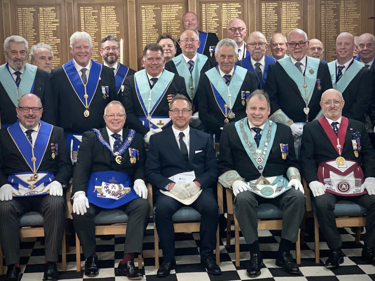 Welcome Bro Alex Bignell into Lodge of Harmony &amp; Progress N0: 7837 @ Surbiton. Another very good and enjoyable meeting, well attended with a good number of guests and bundles of warmth and smiles 👍👍