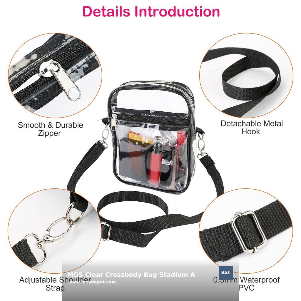 MarsOutletStore's tweet photo. Stay stylish &amp; compliant with the M.O.S Clear Crossbody Bag! Perfect for concerts, sports, and travel. Easy security checks, waterproof, &amp; adjustable strap for comfort. Get yours for just $20.96! 👜✨ #dropdoba https://t.co/oXqYMYL4uM https://t.co/gfUWECYidm