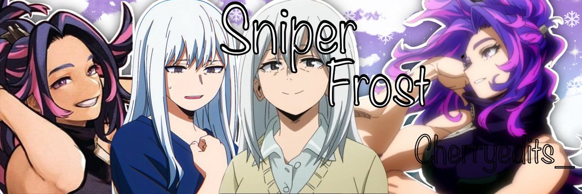 cherrysedits_'s tweet photo. They'd honestly be cute together 
Anime: My Hero Academia 
Characters: Rei Todoroki, Lady Nagant/Kaina 
Ship: SniperFrost
#mhatwt #bnhatwt #anitwt #banner #reitodoroki #ladynagant #kainatsutsumi #sniperfrost https://t.co/JfQRfPGgIu