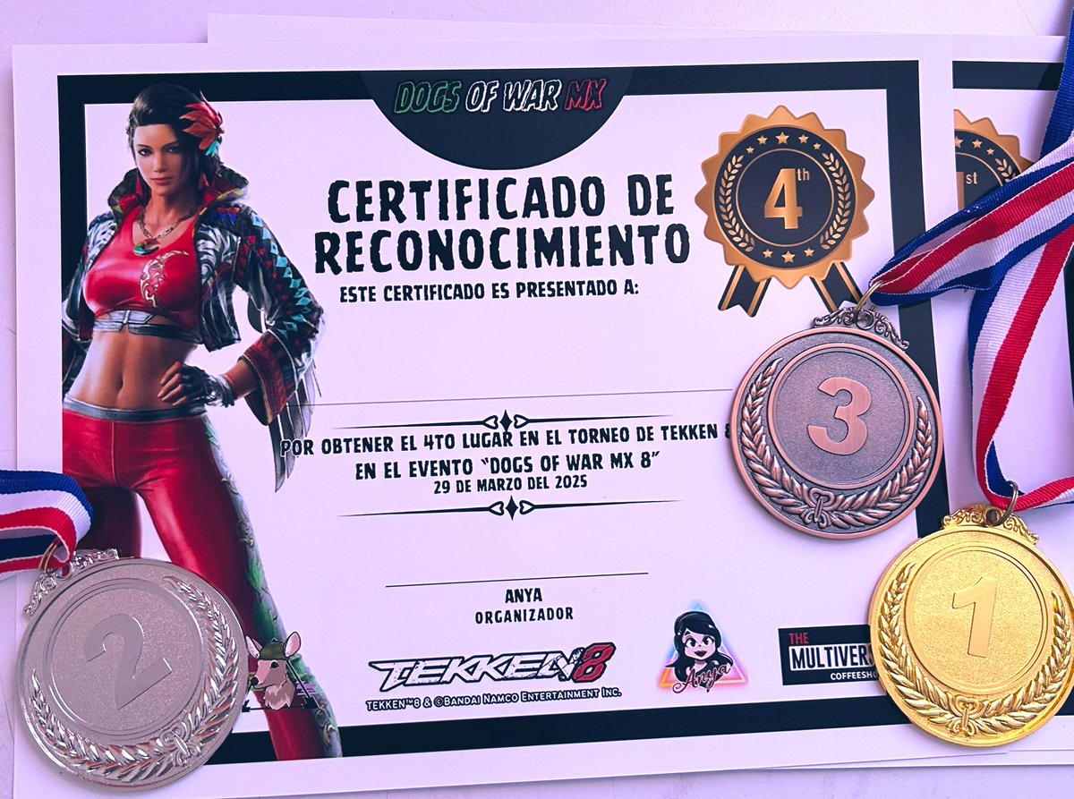 Anya (@anya_tekken) on Twitter photo Everything ready for our locals tomorrow! 👊
Thanks to <a href="/ggEndure/">Endure Gaming</a> for sponsoring as always! 💜
Tune in @ 4pm US CT / 3pm MX CT - ttv/Anya_Tekken
#TEKKEN8 Everything ready for our locals tomorrow! 👊
Thanks to <a href="/ggEndure/">Endure Gaming</a> for sponsoring as always! 💜
Tune in @ 4pm US CT / 3pm MX CT - ttv/Anya_Tekken
#TEKKEN8