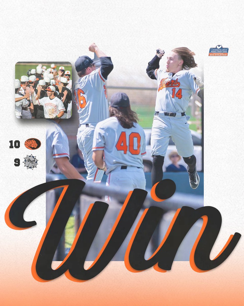 TIGERS WIN ☝🏻🐅⚾️

Came out on top in a back and forth game, holding on to the lead at the end! Back to it tomorrow looking to take the series 😤

#GoTigers #TigersBSB