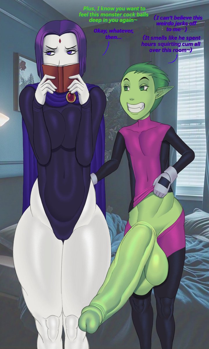 Beast Boy x Raven (Part 23) t.coPJLAGrDcAx.