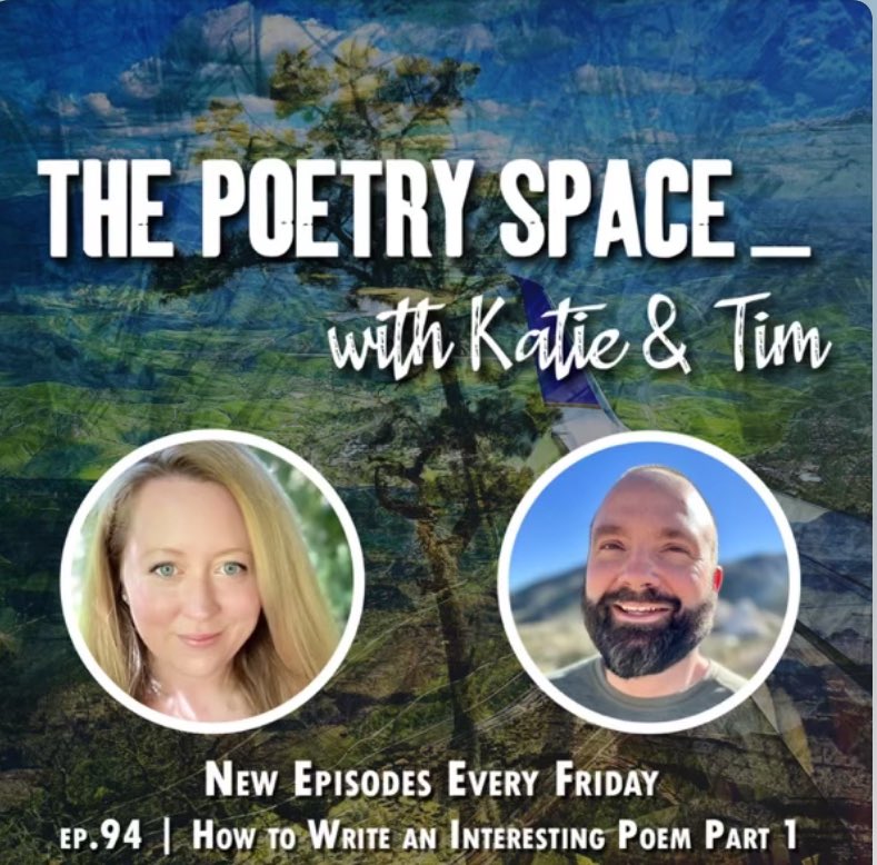 Katie_Dozier's tweet image. I think the next two episodes of The Poetry Space_ are particularly helpful! 

Can’t wait for you all to listen to this mini-series on:

How to write an interesting poem!