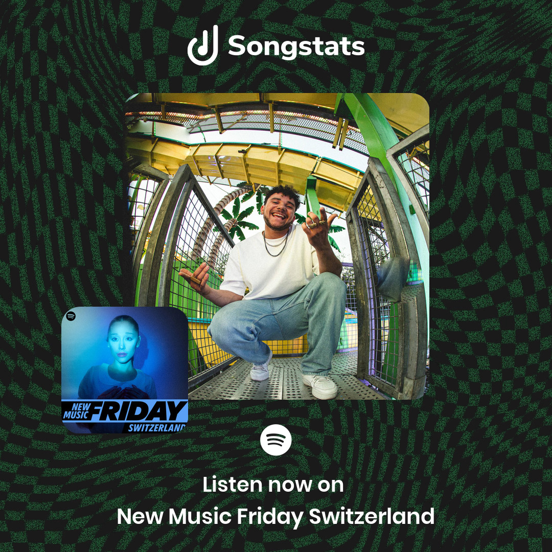 SongstatsApp's tweet photo. @miillyrose Damn! Just saw that your track "Toujours belle" was added to the editorial playlist 'New Music Friday Switzerland' with over 43.3K Followers on Spotify! https://t.co/p4N1Zsp25d