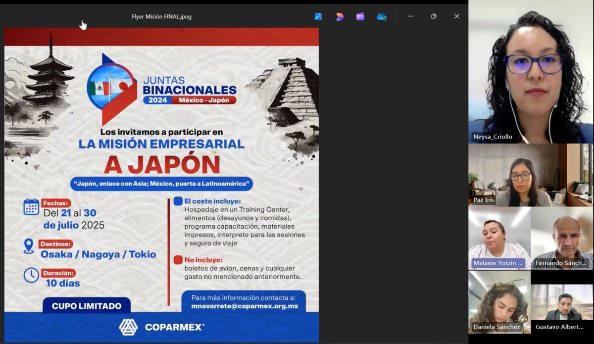 🇲🇽🇯🇵 Junto a <a href="/Jetro_Mexico/">JETRO_Mexico</a> realizamos el webinar “México - Japón: Sinergias de Comercio y Ventajas Competitivas”.

Seguimos impulsando la internacionalización de las PyMEs y la diversificación de mercados.

¡Esto es solo el comienzo! 🚀

#SinergiaMéxicoJapón