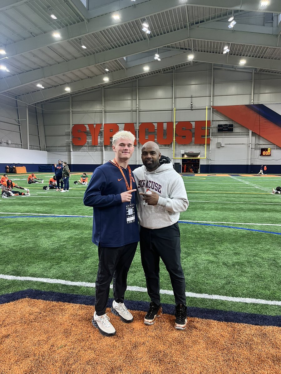 Jimmy Gregg (@jimmy_gregg6) on Twitter photo #AGTG After a great visit and conversations with <a href="/FranBrownCuse/">Fran Brown</a> <a href="/RickyBrumfield/">Coach B</a> & <a href="/CoachWCoale/">William Coale</a> I am blessed to receive a full scholarship to Syracuse! #DART <a href="/HKA_Tanalski/">Adam</a> #AGTG After a great visit and conversations with <a href="/FranBrownCuse/">Fran Brown</a> <a href="/RickyBrumfield/">Coach B</a> & <a href="/CoachWCoale/">William Coale</a> I am blessed to receive a full scholarship to Syracuse! #DART <a href="/HKA_Tanalski/">Adam</a>