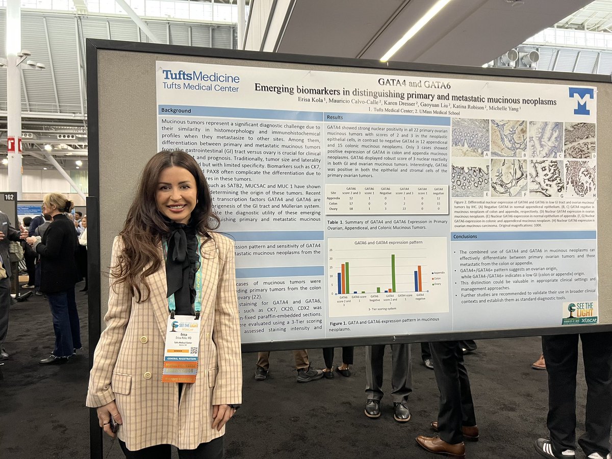 TuftsMCPathRes's tweet image. This is a wrap for USCAP 2025. We are very happy to have been a part of it. We learned new things, met new people, grew stronger, and we hope to return next year with even better ideas and more knowledge. See you next year!