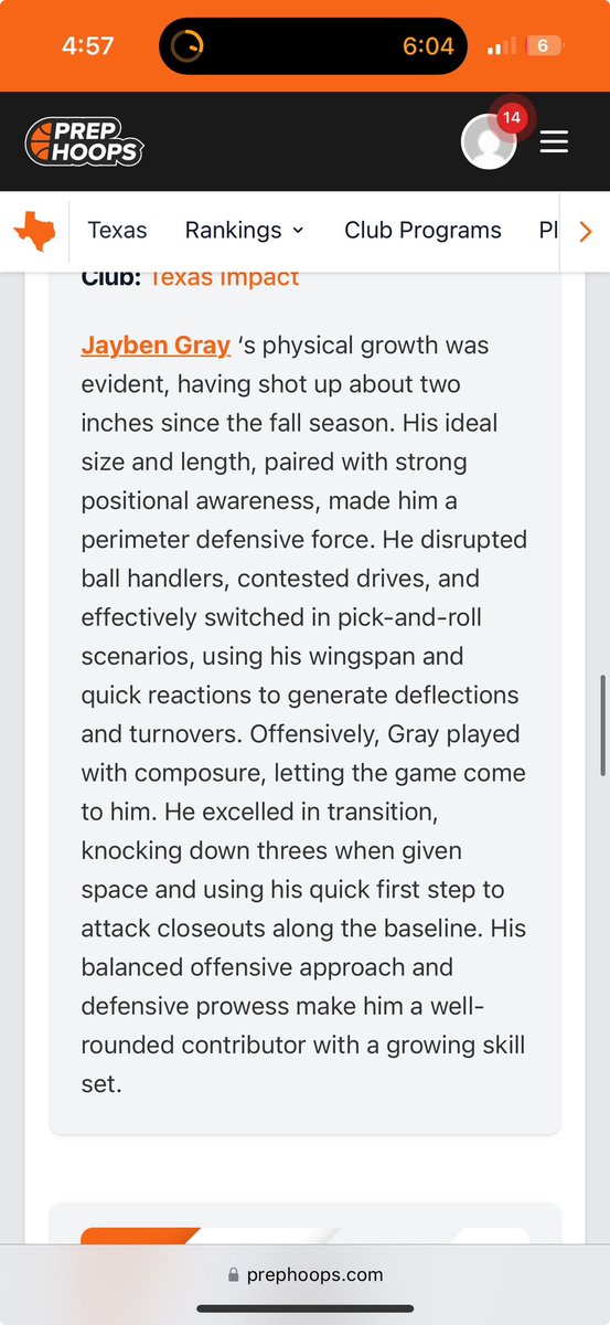 Jayben Gray (@jaybengray2027) on Twitter photo Thank you for the recognition
<a href="/BallNonStop_/">DeVontae Cobb</a> <a href="/PrepHoopsTX/">Prep Hoops Texas</a> <a href="/ifnhoops/">IFN Basketball ⚪️⚫️</a> <a href="/Ani_Umana/">Ani Umana</a> <a href="/UANextBHoops/">Boys UAA</a> Thank you for the recognition
<a href="/BallNonStop_/">DeVontae Cobb</a> <a href="/PrepHoopsTX/">Prep Hoops Texas</a> <a href="/ifnhoops/">IFN Basketball ⚪️⚫️</a> <a href="/Ani_Umana/">Ani Umana</a> <a href="/UANextBHoops/">Boys UAA</a>