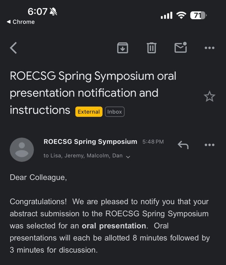 Rohan Patel, MD (@rohanpatelmd) on Twitter photo Guess I’m going to MDACC/Houston for the first time in May 👀 So excited for <a href="/roecsg/">ROECSG (Rad Onc Education Collab Study Group)</a> spring symposium 2025!!! Can’t wait to present my MPH thesis project on global RT patient education in LMICs at such an important meeting!
<a href="/BenLiMD/">Ben Li</a> <a href="/RadOncUH/">RadOncUH</a> <a href="/CWRUSOM/">CWRU School of Medicine</a> <a href="/d_golden/">Dan Golden MD MHPE</a> Guess I’m going to MDACC/Houston for the first time in May 👀 So excited for <a href="/roecsg/">ROECSG (Rad Onc Education Collab Study Group)</a> spring symposium 2025!!! Can’t wait to present my MPH thesis project on global RT patient education in LMICs at such an important meeting!
<a href="/BenLiMD/">Ben Li</a> <a href="/RadOncUH/">RadOncUH</a> <a href="/CWRUSOM/">CWRU School of Medicine</a> <a href="/d_golden/">Dan Golden MD MHPE</a>