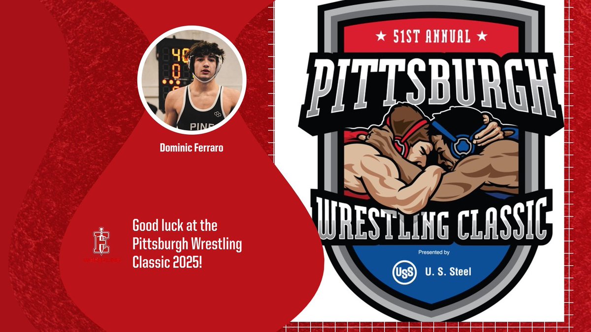 Pittsburgh Wrestling Classic 2025 

Best of luck to Future Fighting Scot Dominic Ferraro at Pittsburgh Wrestling Classic tomorrow‼️ #borobuilt