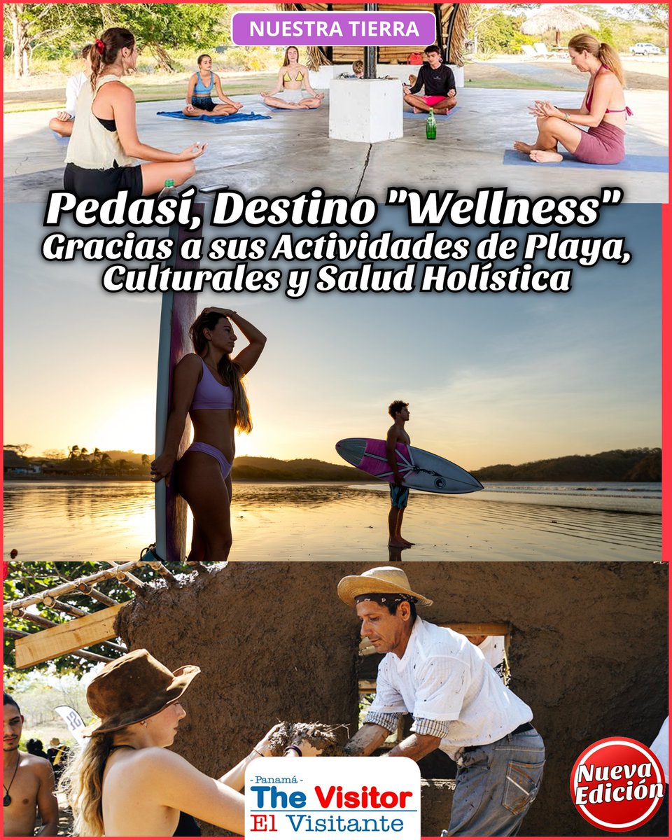Descubre porque Pedasí es el destino Wellness de Panamá:
thevisitorpanama.info/esp/2025/03/21…
Pedasí Más Cerca de Tí!
<a href="/ATP_panama/">Autoridad de Turismo de Panamá</a> <a href="/Augybuay/">Augusto Velásquez Ortiz</a> <a href="/CAMTUR1/">CAMTUR - Cámara de Turismo de Guatemala</a> <a href="/TBS_GerryD/">The Breakfast Show with Gerry D</a> <a href="/CAgovernor/">Governor Gavin Newsom</a> <a href="/ApatelP/">Apatel Panamá</a> <a href="/APOTUR2/">APOTUR PANAMA</a>