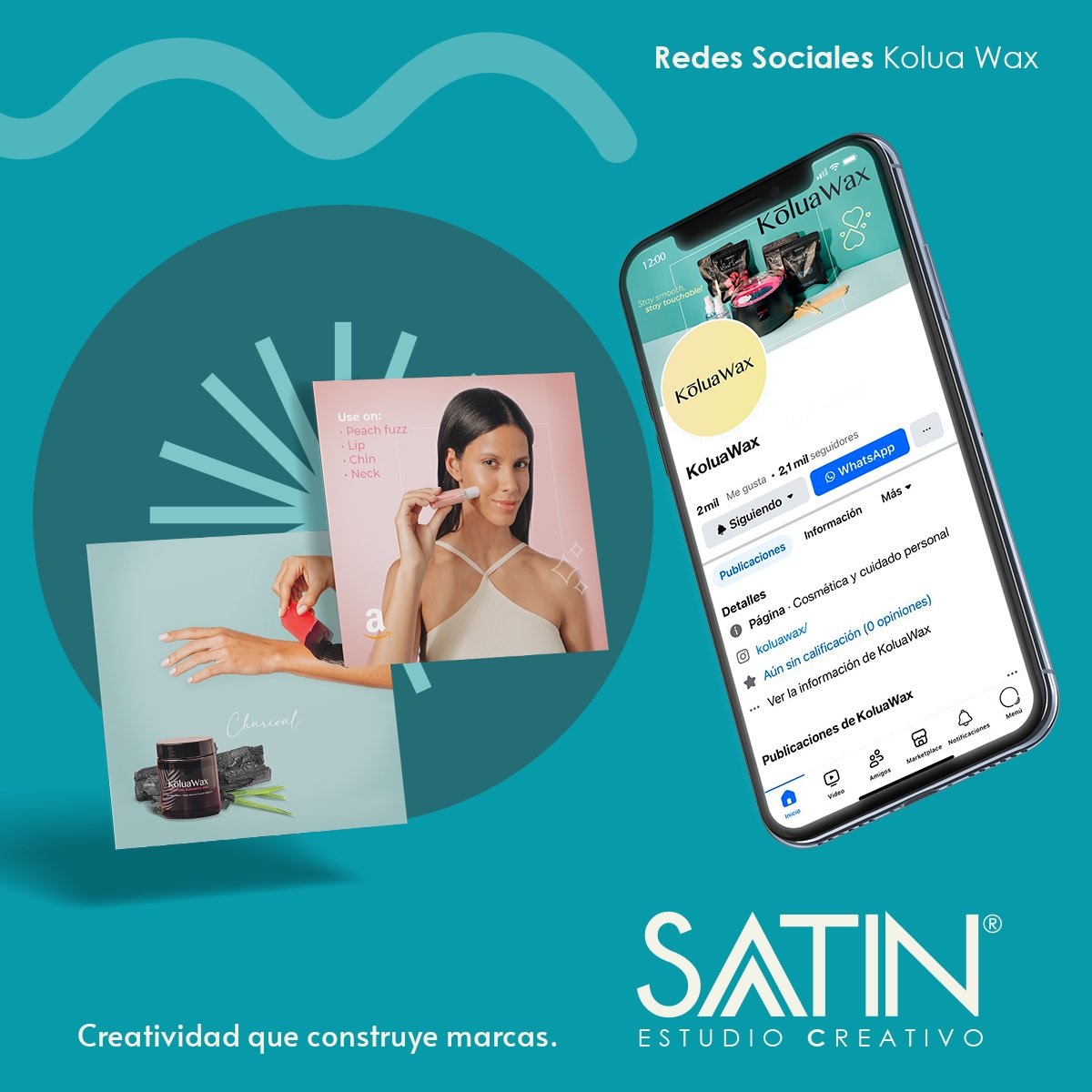 Las RS son la vitrina digital de tu negocio.
Transformamos tu presencia online con un diseño estratégico y atractivo.
✨ Visualmente armonioso
✨ Creativido
✨ Diseño interactivo

Satin Estudio Creativo
Pregunta por nuestros servicios 📲 614 138 9380

#satinestudiocreativo
