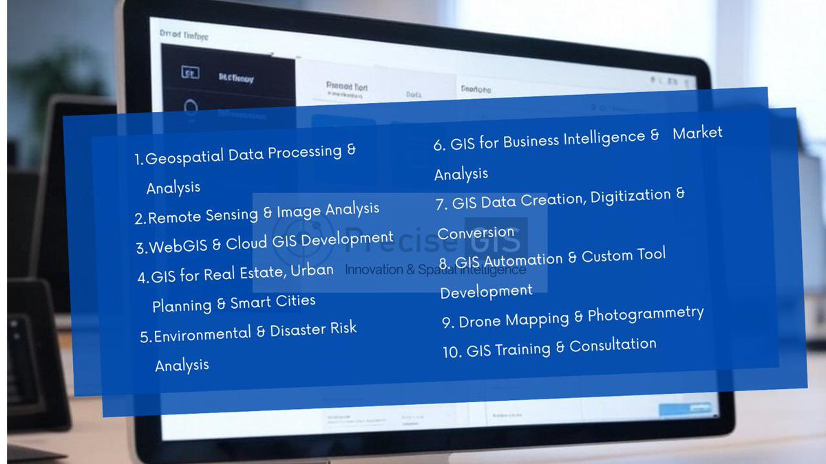 precisegis's tweet image. Innovation &amp;amp; Spatial Intelligence. Expert GIS &amp;amp; Software Development Solutions + hands-on-training, suiting your every need. Let’s connect!

WhatsApp: wa.link/hfcs8k

#map #gischat #geospatial #qgis #gis #webgis #gisdevelopment #geoAI #precisegis