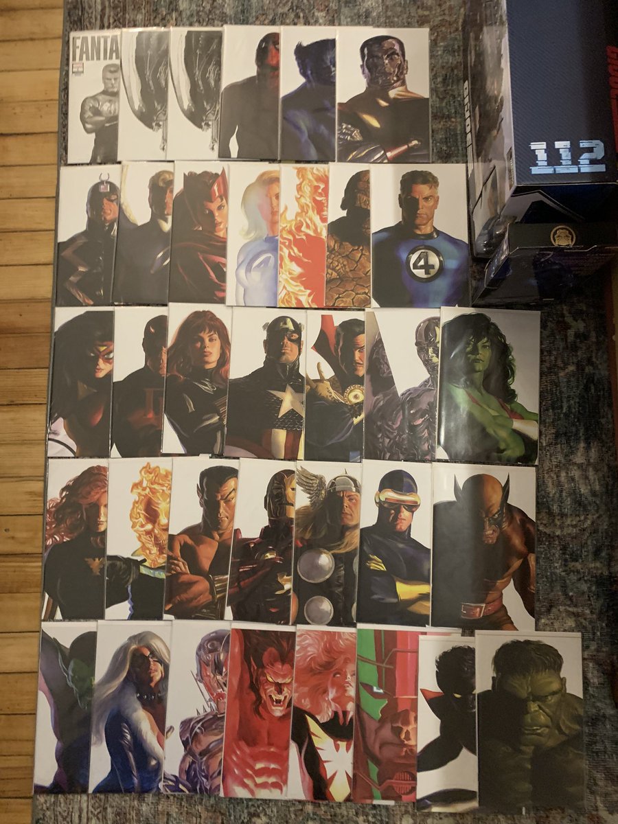 grass_low's tweet image. Alex Ross Timeless Variant Collection is ABSOLUTELY TIMELESS ART…🫡 Funny situation… I totally misplaced this short box and forgot I had these tucked away, until today. #smh #comicbookvariants #shortbox #comics #comicbookcollector #comicbookart #alexross #timeless