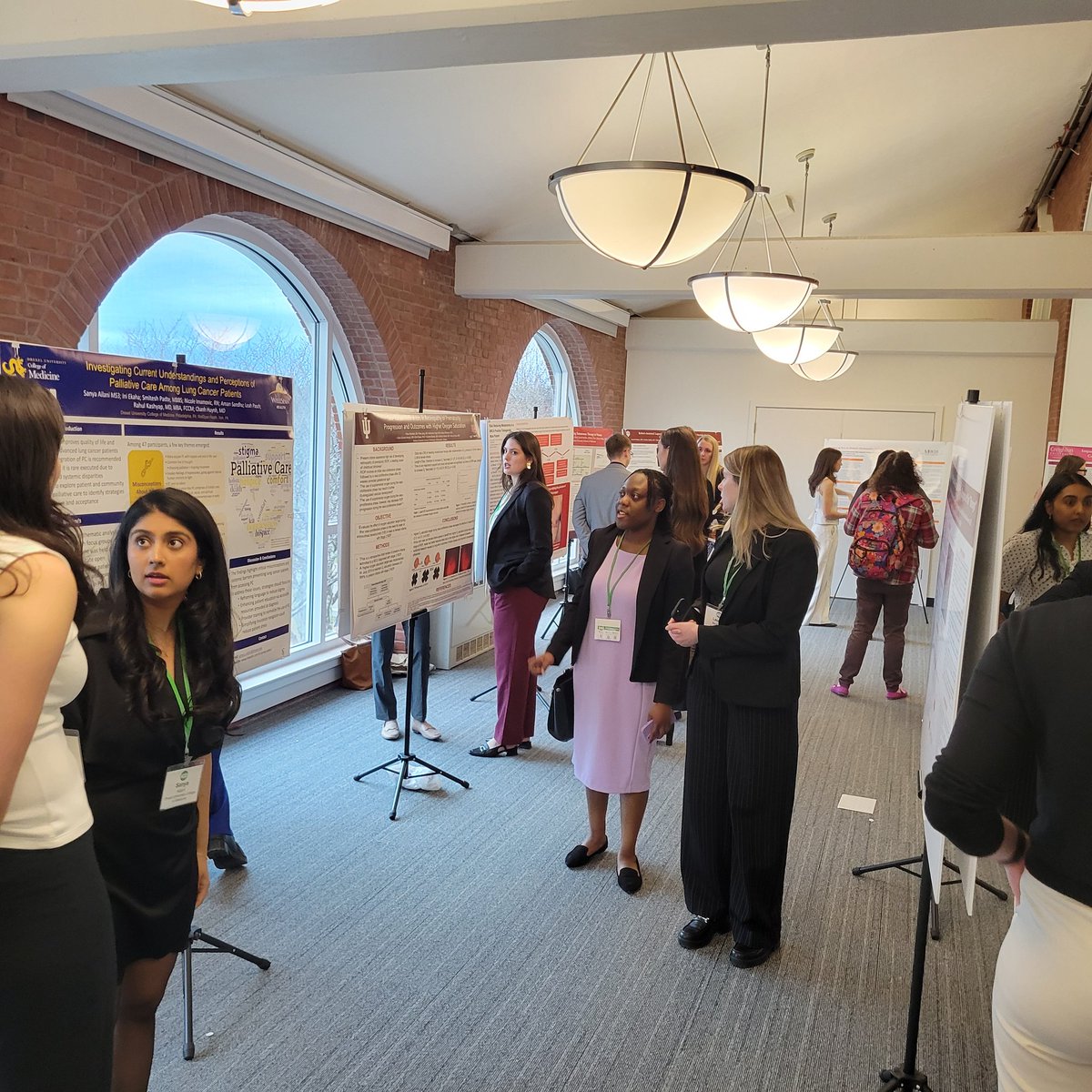 AMWADoctors's tweet photo. An inspiring afternoon at #AMWA110! ๐ The Medical Student Poster Session featured groundbreaking research from future leaders in medicine. ๐ฅ๐ Students shared their work, sparking meaningful discussions on the future of healthcare! https://t.co/6ENCrksdnR