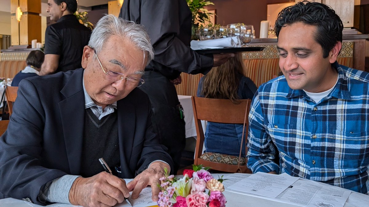 vishalm_patel's tweet image. Had the incredible opportunity to meet Prof. Takeo Kanade at JHU today! Such an honor to chat with a true legend in computer vision. Of course, I couldn’t miss the chance to get a signature on his seminal Lucas-Kanade paper! 📄✍️#ComputerVision @JHUECE @JHUCompSci