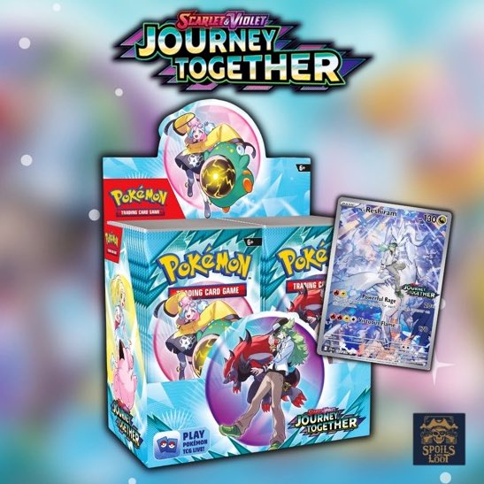 Pokemon TCG Restocks & News (@pokemonrestocks) on Twitter photo 💫 JOURNEY TOGETHER BOOSTER BOX GIVEAWAY 💫
TO ENTER:
✅ Follow <a href="/PokemonRestocks/">Pokemon TCG Restocks & News</a>
✅ Follow <a href="/spoilsandloot/">Spoils and Loot</a>
❤️ Like + ♻️ Repost
Winner chosen April 4th. Good luck! 🍀
#PokemonTCG 💫 JOURNEY TOGETHER BOOSTER BOX GIVEAWAY 💫
TO ENTER:
✅ Follow <a href="/PokemonRestocks/">Pokemon TCG Restocks & News</a>
✅ Follow <a href="/spoilsandloot/">Spoils and Loot</a>
❤️ Like + ♻️ Repost
Winner chosen April 4th. Good luck! 🍀
#PokemonTCG