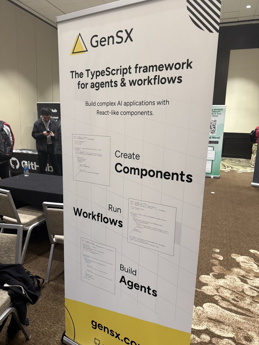 If you’re a full stack developer you might like this tool from gensx.com. 

Great meeting the founders <a href="/gensx_inc/">GenSX</a>, cool dudes.
