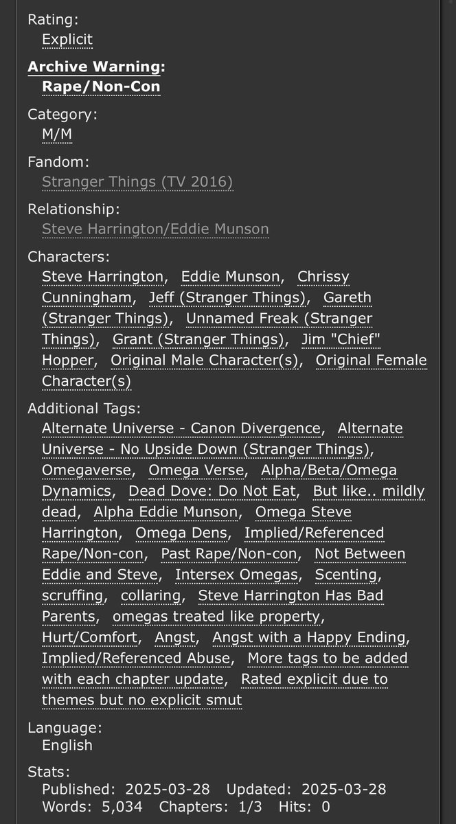 midnightxmagic's tweet image. Y’all… This idea - that I originally posted on here nearly TWO years ago - is FINALLY a Real Fic 🥹 Chapter one is out now, the rest tomorrow and Sunday! #STMMM25

archiveofourown.org/works/64234588…