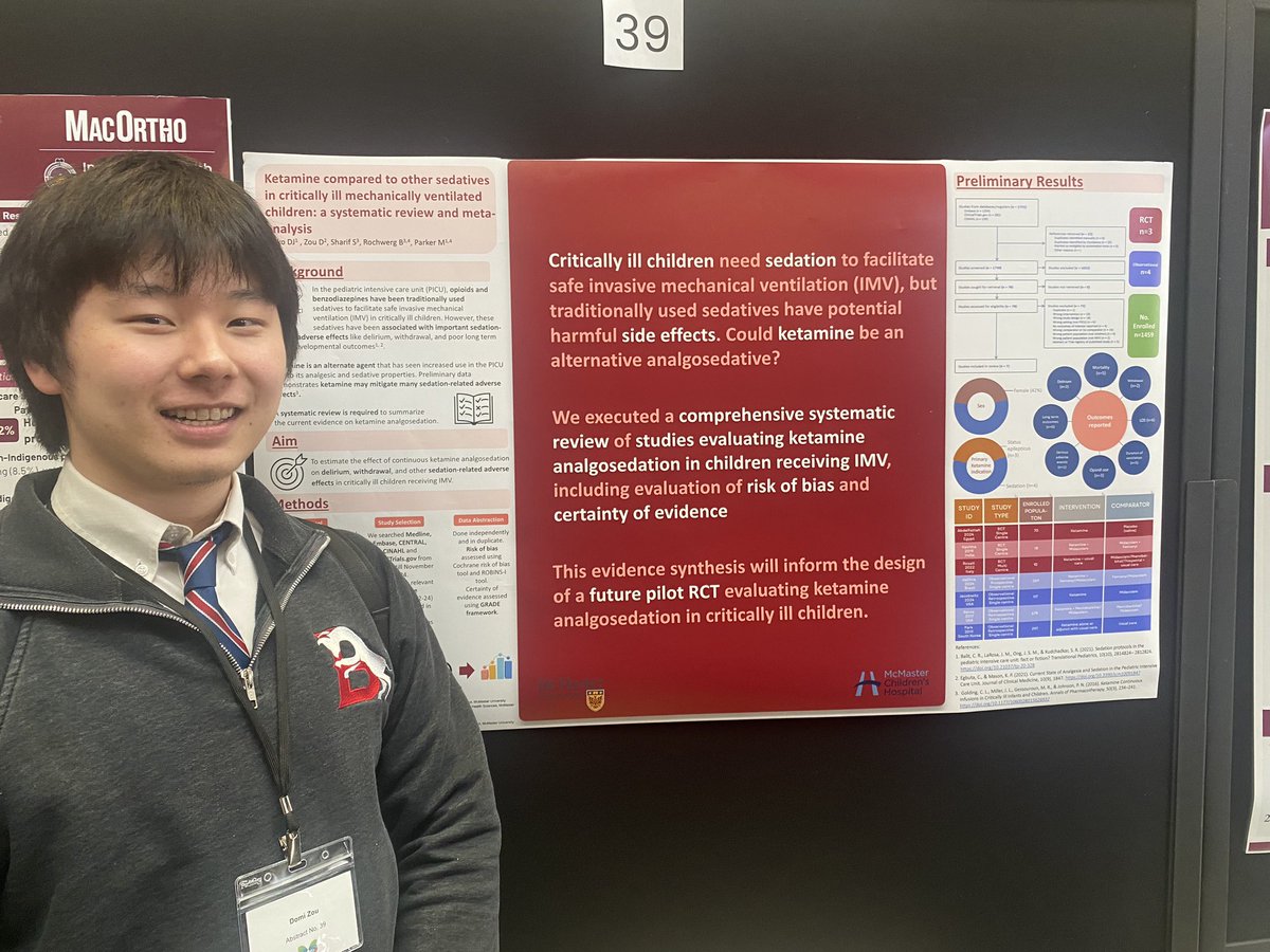 David Zorko (@zorkosaurus) on Twitter photo A bit late to posting about <a href="/MacUPediatrics/">McMaster University Department of Pediatrics</a> #MCHRD2025 but celebrating great work presented by our #PedsICU research staff and students looking at trial lessons from SQUEEZE RCT, Fxn & HRQOL measures, and ketamine sedation systematic review
<a href="/Prof_Parker/">Melissa Parker</a> <a href="/karen_choong/">Karen Choong</a> A bit late to posting about <a href="/MacUPediatrics/">McMaster University Department of Pediatrics</a> #MCHRD2025 but celebrating great work presented by our #PedsICU research staff and students looking at trial lessons from SQUEEZE RCT, Fxn & HRQOL measures, and ketamine sedation systematic review
<a href="/Prof_Parker/">Melissa Parker</a> <a href="/karen_choong/">Karen Choong</a>