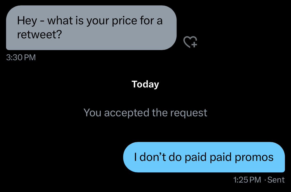 Fuck out of here with that 

No paid promos here 

We stay true