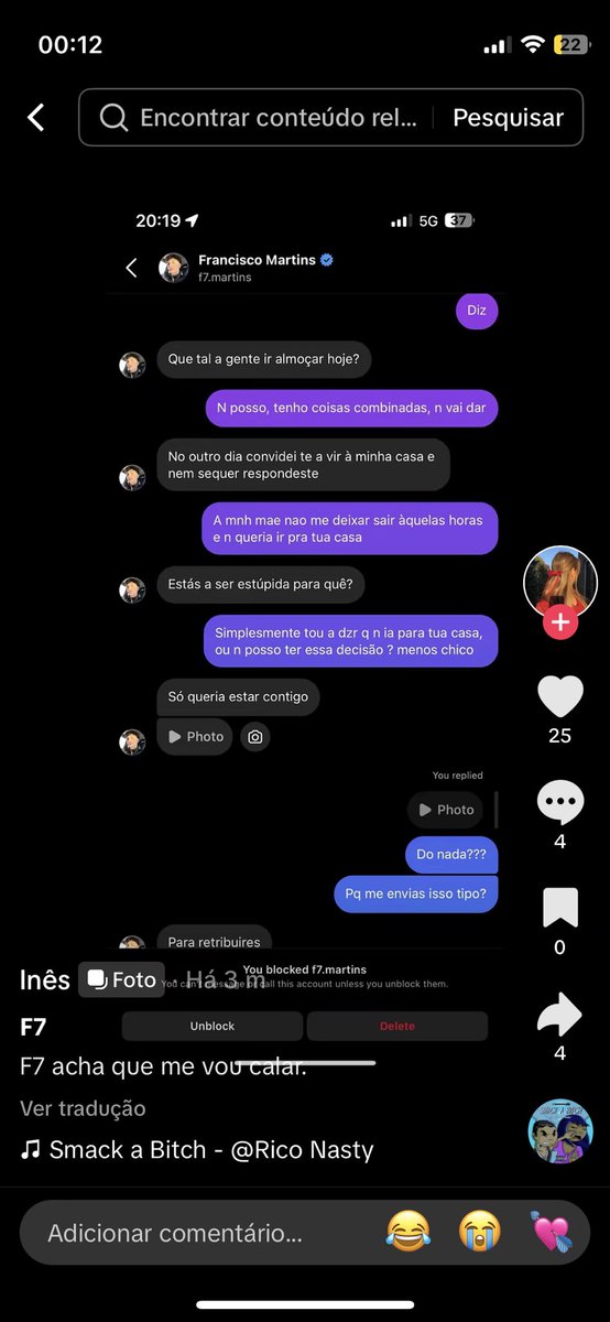 Começa o expose, de outras raparigas, a um dos escrotos violadores. É vê-los a cair um a um e esperar que apodreçam rápido na prisão, que maravilha