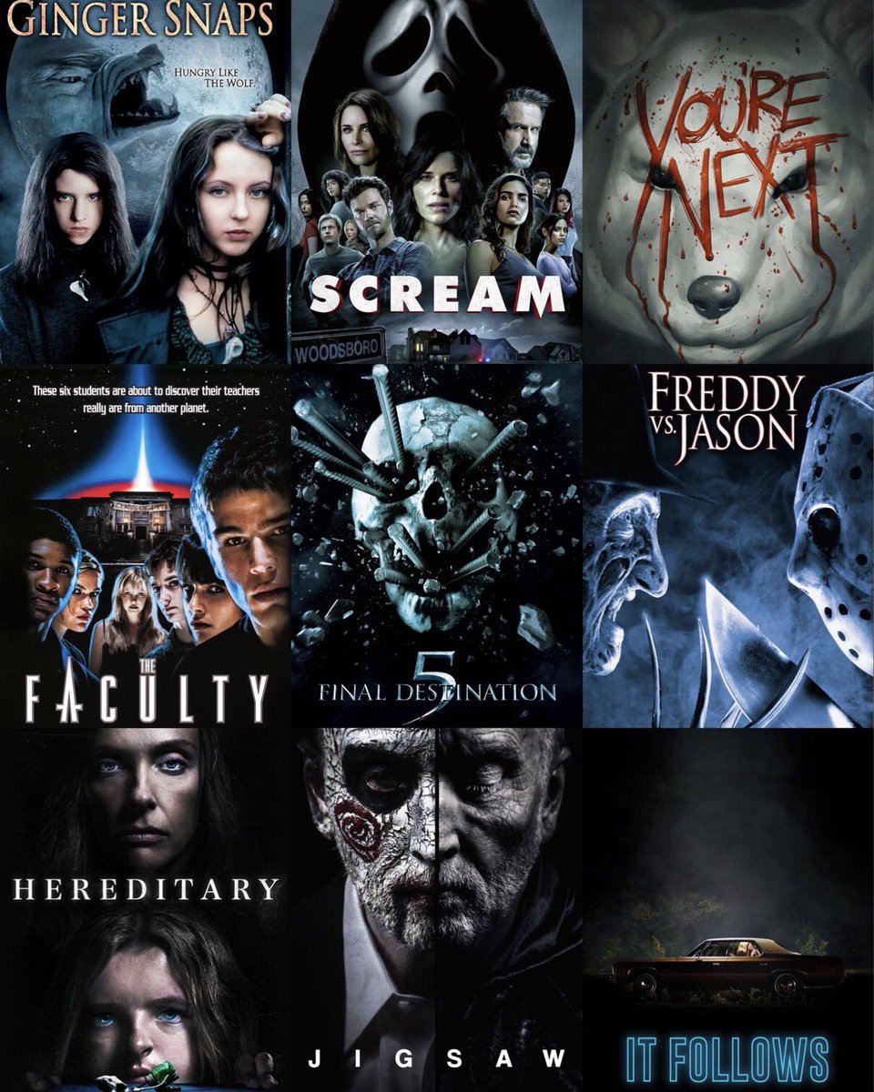 1. The Faculty 2. Freddy VS. Jason Those are my two movies to save, image size:960x1200