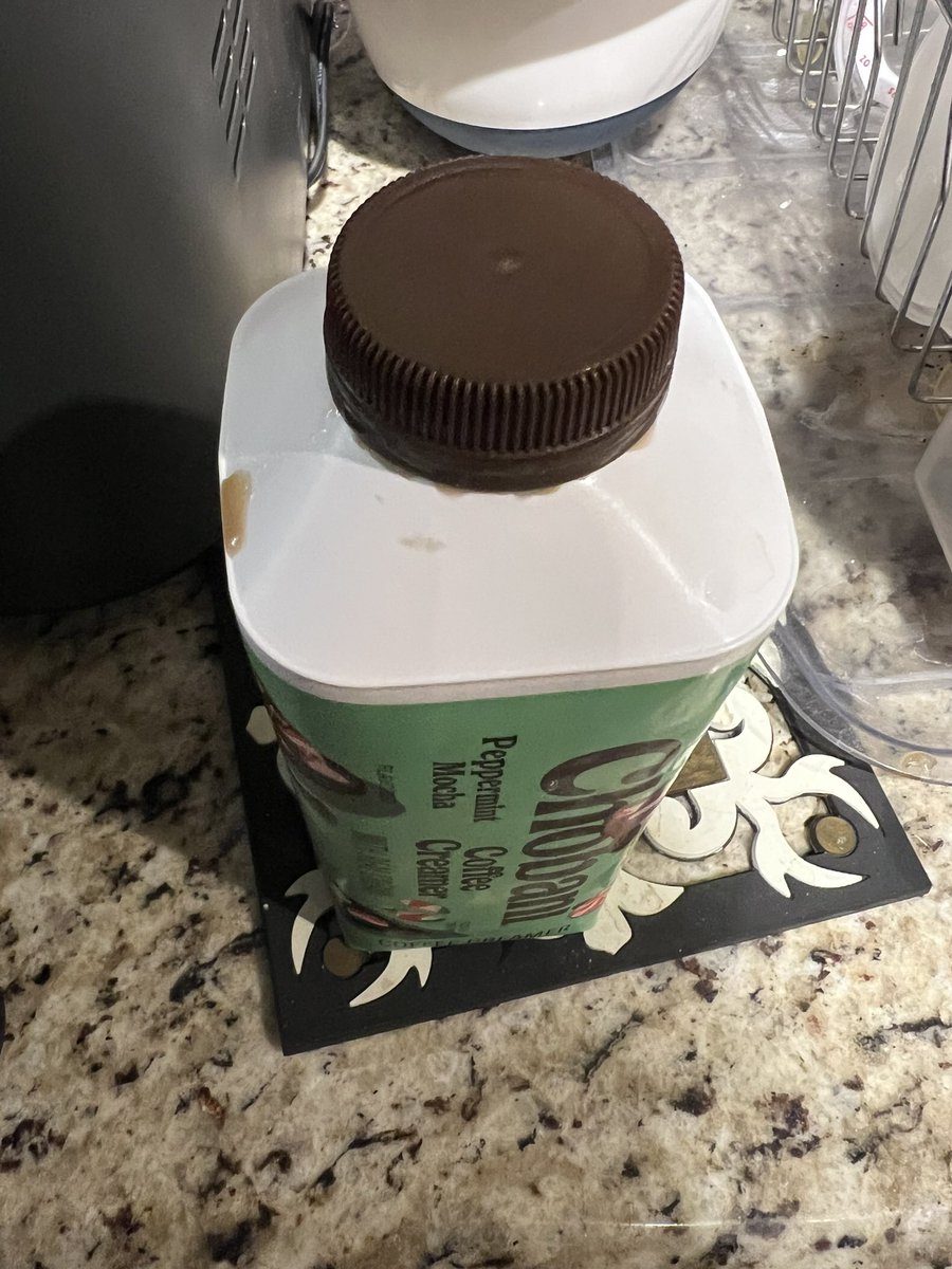 Can someone at <a href="/Chobani/">Chobani</a> figure out how to fix this packaging? No matter how hard you try, you can’t pour this coffee creamer without it dripping all over the place. I literally have to wipe the thing down every time.
