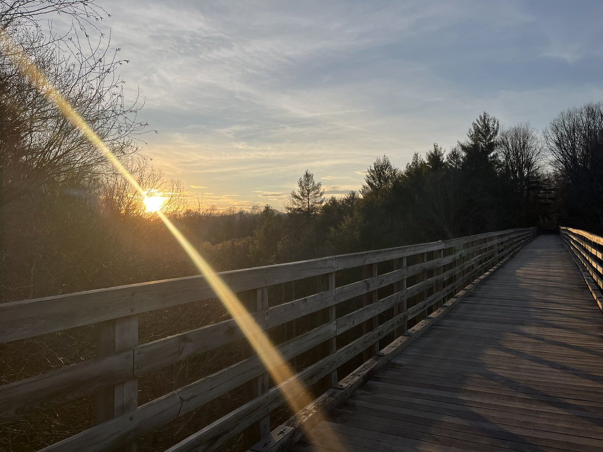 Nice day to ride the <a href="/VACreeperTrail/">VirginiaCreeperTrail</a> to Alvarado after work. 🚴