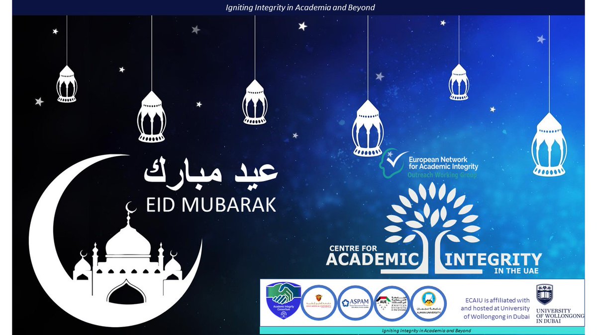 ENAI WG Centre for Academic Integrity in the UAE (@uaecai) on Twitter photo 