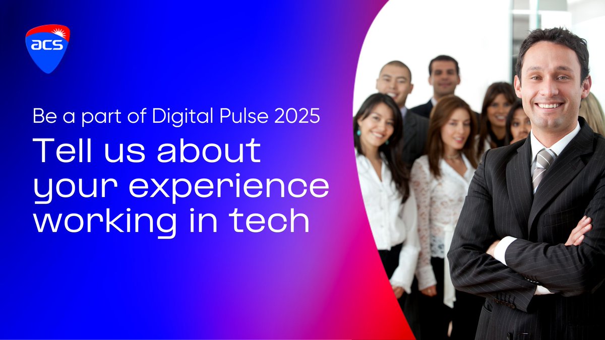 As part of the Australia’s #DigitalPulse report, ACS is looking to learn about what can be improved in the technology industry.
 
If you're working in tech or have an IT-related degree, we want to hear about your experience! Take our 10-minute survey - bit.ly/3FV1d9j