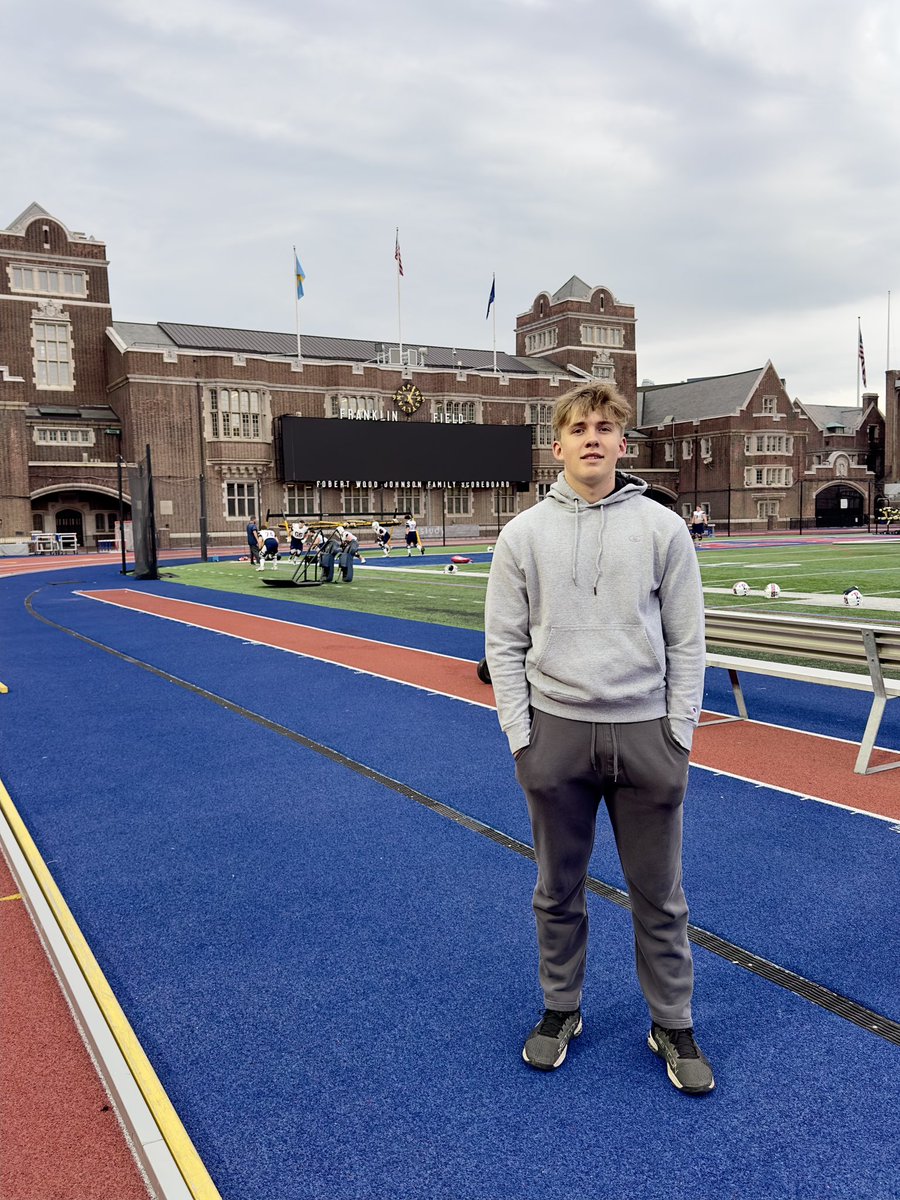 Jaden Morgans (@jadenmorgans) on Twitter photo Had a blast <a href="/PennFB/">Penn Football</a> today! Great watching practice and touring the facilities! Thank you <a href="/coach_ru/">Rick Ulrich</a> for having me. Had a blast <a href="/PennFB/">Penn Football</a> today! Great watching practice and touring the facilities! Thank you <a href="/coach_ru/">Rick Ulrich</a> for having me.