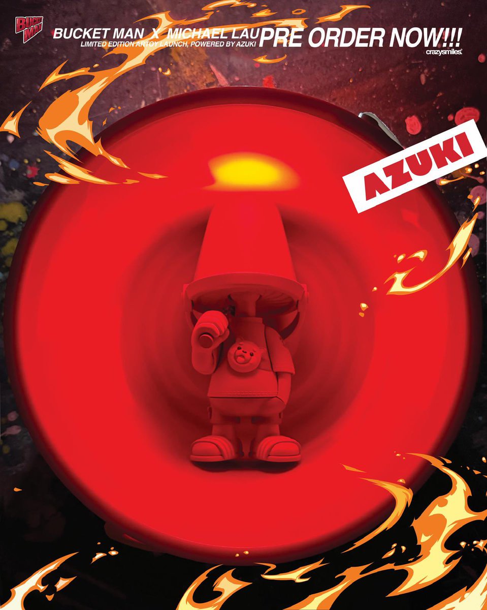 Pre Order ENDS in 2 days at 12am (EST) 31st March. Order your “RED” <a href="/Azuki/">Azuki</a> community exclusive or “Original” now at crazysmiles.com/collections/bu…