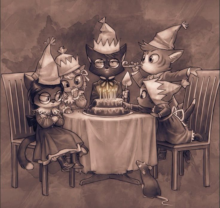 On this day 126 years ago, the world met Mordecai Heller, a man of precision, poise, and a strict intolerance for disorder. Whether he’s straightening his tie or cutting problems down with a well-handled axe, he always does it with sharp efficiency. #Lackadaisy #LackadaisyCats