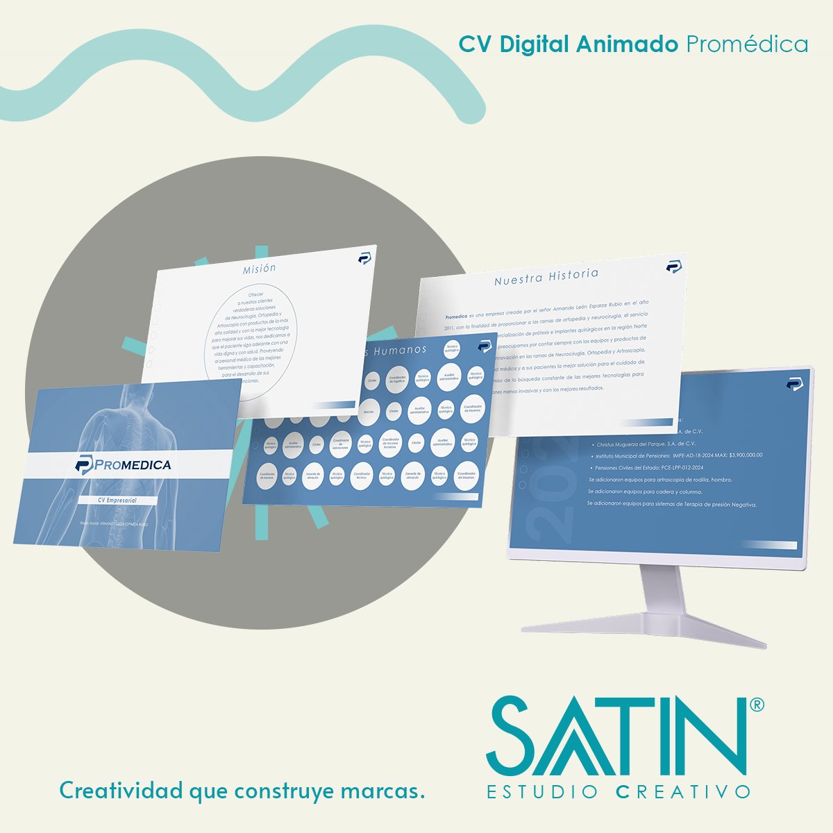 Tu portafolio es tu carta de presentación digital. 
Lleva tu identidad a otro nivel con un diseño digital animado.

📌 Diseño atractivo y dinámico
📌 Interactividad que cautiva
📌 Presentación profesional

Pregunta por nuestros servicios 📲 614 138 9380

#satinestudiocreativo