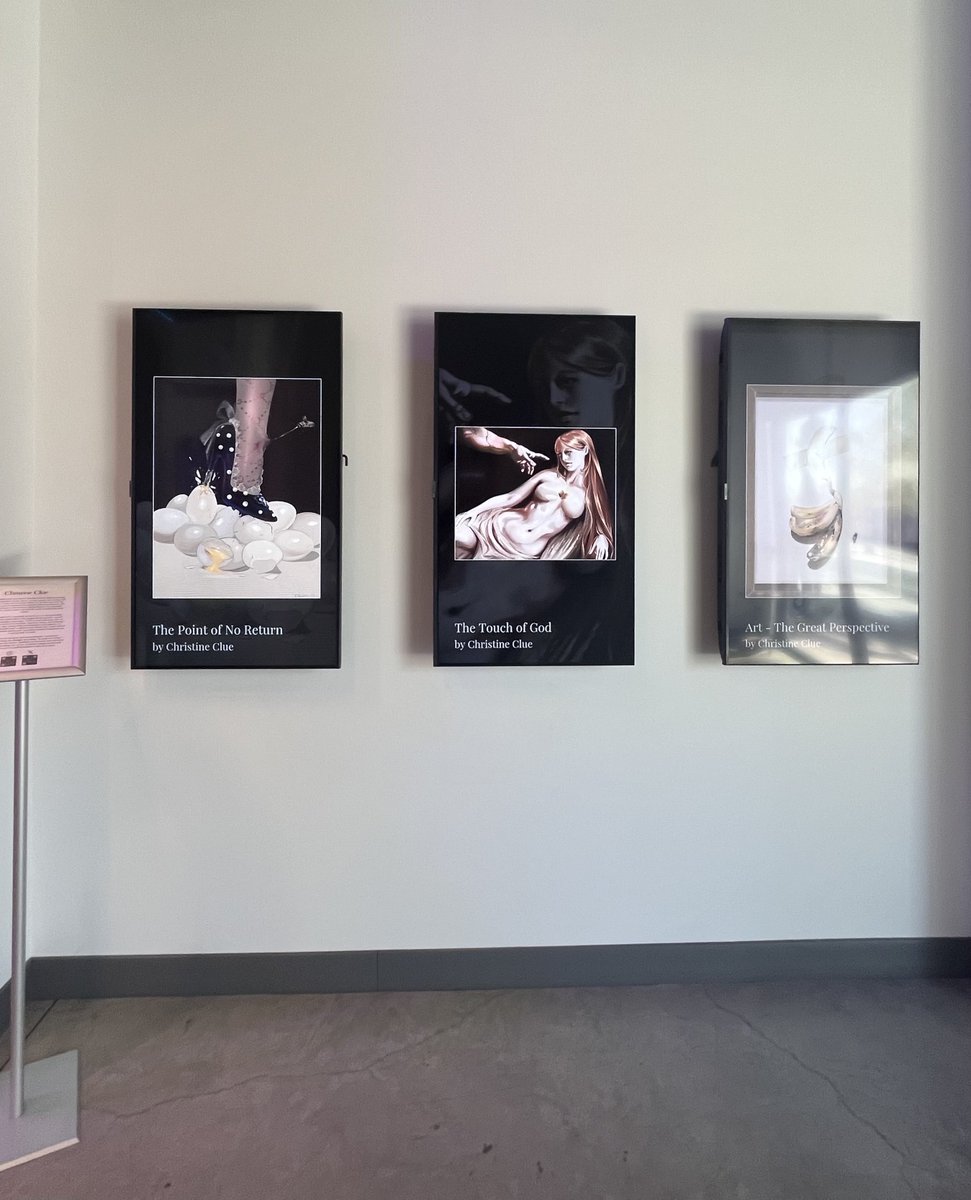 Christine_Clue's tweet photo. Feeling super grateful to have my work exhibited by the wonderful @JRNYGallery 🤎 unconditional support and acknowledgement from galleries and curators is the biggest compliment an artist can have 🙏🏼🫂 https://t.co/EMTZTqNR0h