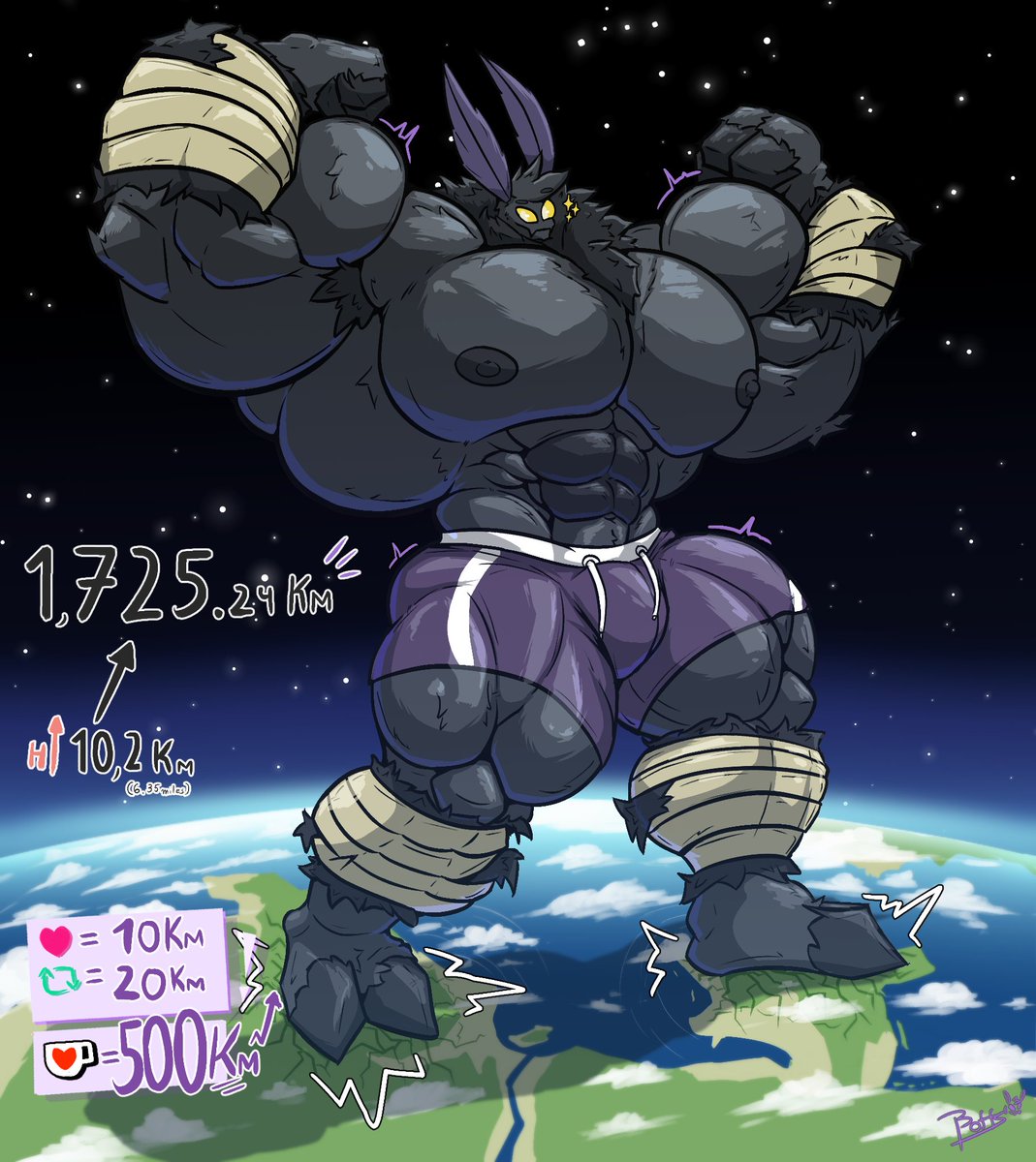 “Ground control to all units: a 1,725.24 km moth titan looms above, towering over a continent... the skies are his now"
It’s the FINAL PUSH, make Boffs the biggest yet!💪✨
❤️ = + 10 km  
♻️ = + 20 km  
☕️ = + 500 Km (link on bio)