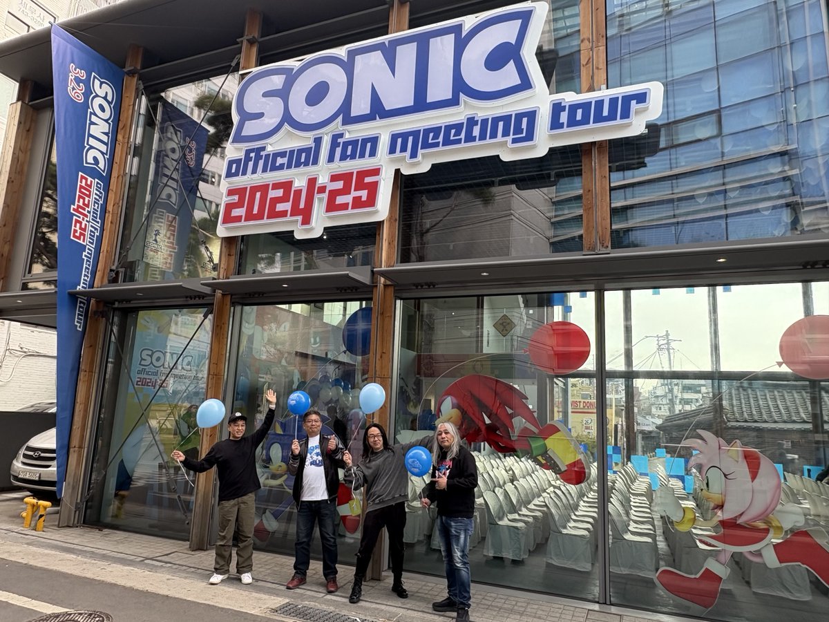 드디어 오늘은!!
💙Sonic official fan meeting in Seoul 2025💙
⠀
호시노 카즈유키 님,
토요다 에이타로 님,
오타니 토모야 님,
세노우에 쥰 님
⠀
모두 이벤트 장에 도착하셔서
여러분을 맞을 준비를 하고 계시답니다🎶
⠀
이따 만나요👋
⠀
#소닉 #팬미팅 #소닉팬미팅