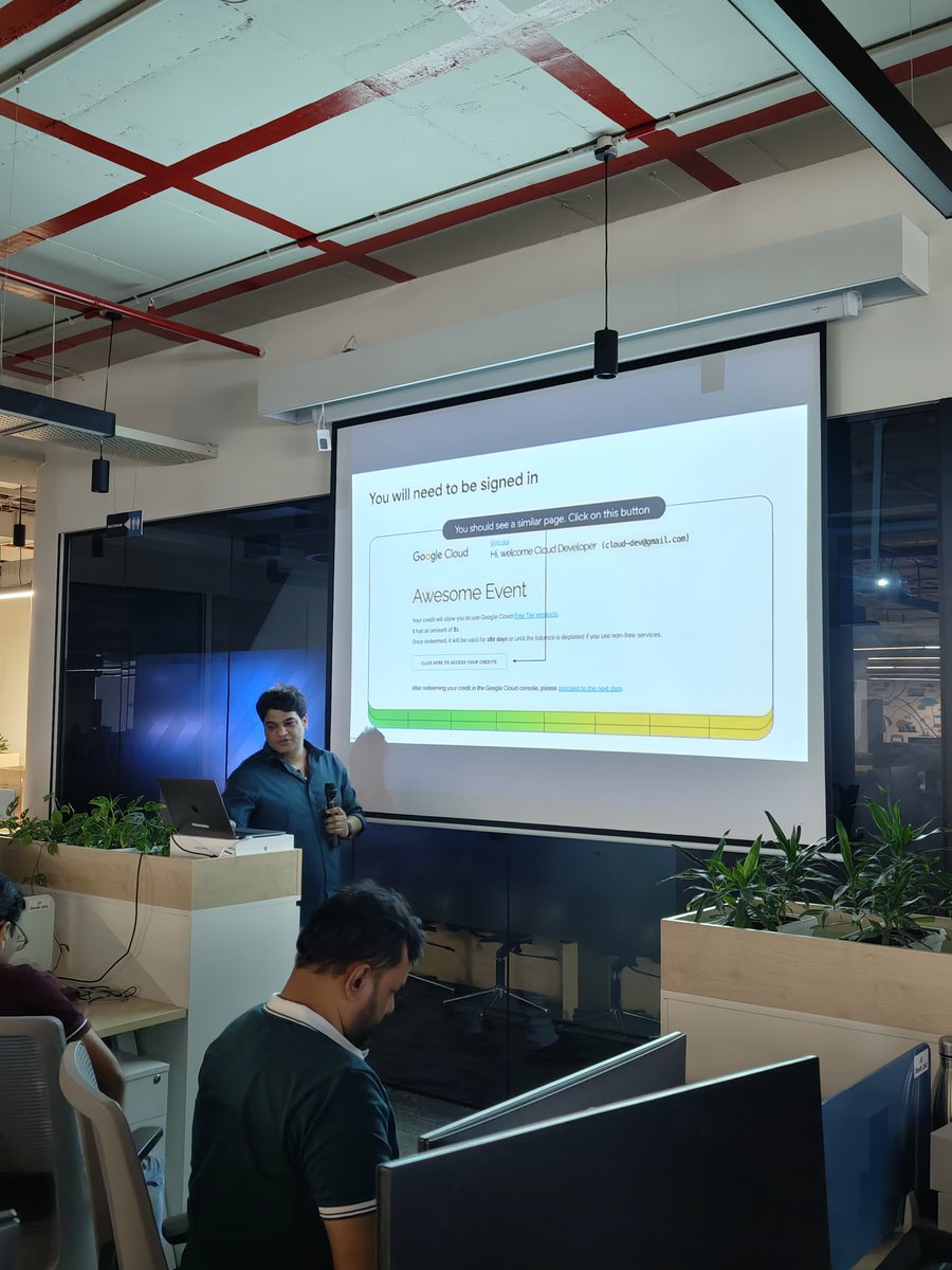 💡 Saurabh Mishra (GDE Cloud) showed us how to deploy a GenAI Python app to Cloud Run—live! From version control to scalability, it was automation magic in action. 🚀

#BuildWithAI #GDGPune #GoogleCloud #DevOps #AI #GDE #CloudRun #DeveloperCommunity
