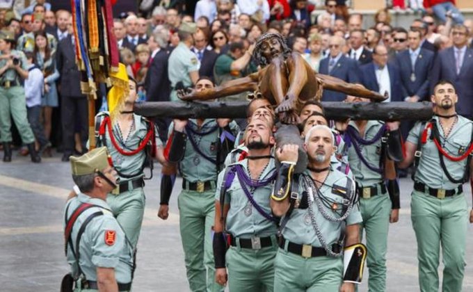 Nuevo itinerario para el desembarco de La Legión en la Semana Santa de Málaga 2025