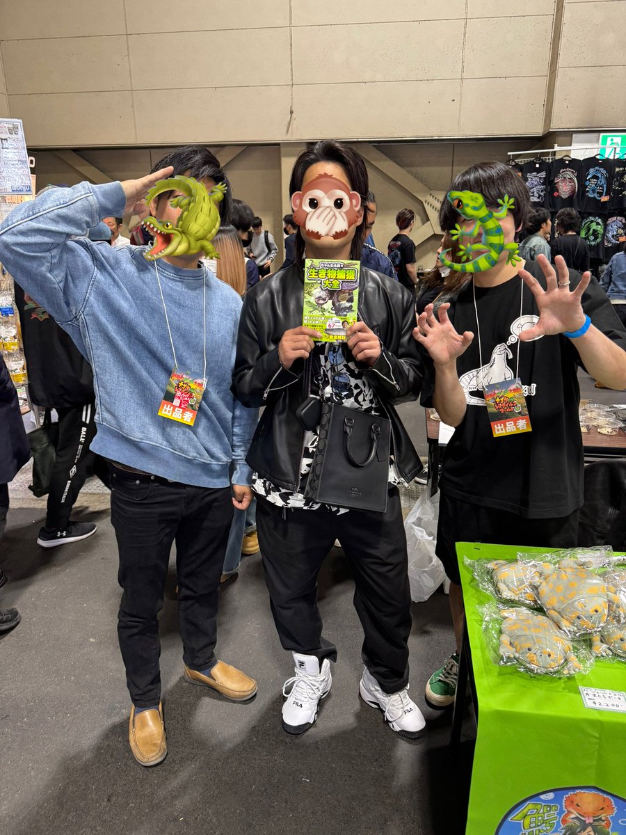 Rep_Chan_'s tweet image. モニター好きはアニマルタイガさんから
色んな生き物好きは鰐さんから

大好きなYouTuberに会えて幸せ！
ありがとうございました🙇‍♂️

#なごれぷ 

@wanivspbao 
@animaltaiga8