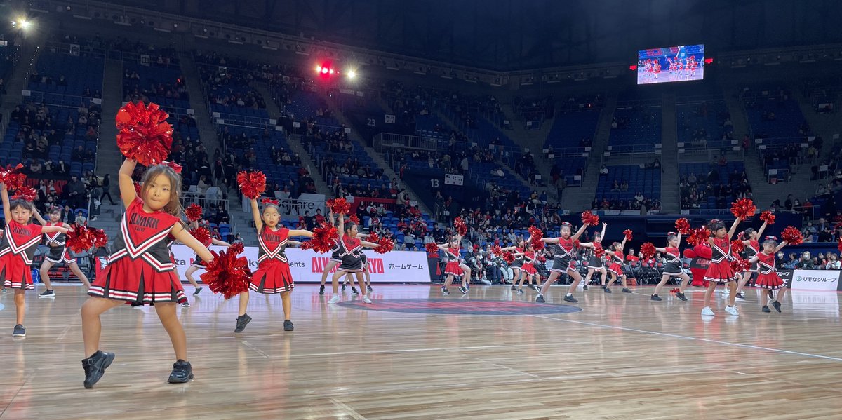 アルバルクキッズチアリーダーが出演しました‼️ ＼ アルバルクチア