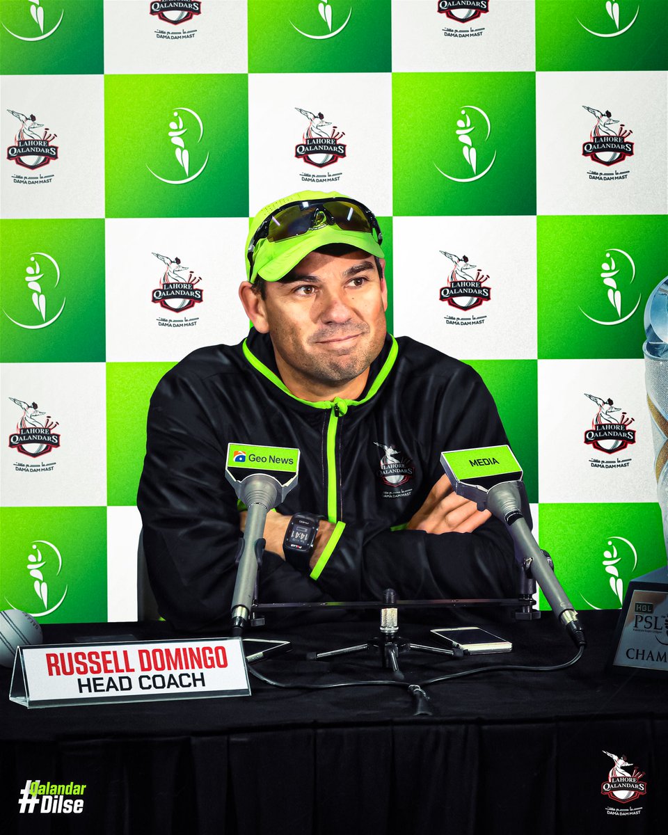 🚨 Official Announcement! 🚨

Lahore Qalandars welcome Russell Domingo as our new Head Coach for <a href="/thePSLt20/">PakistanSuperLeague</a> 10! 💚🔥

Let’s make this season unforgettable! 🔥