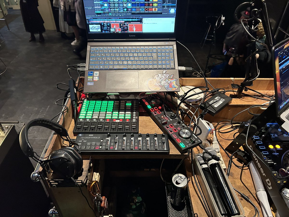 初めての環境でのVJだ #コスミクラ